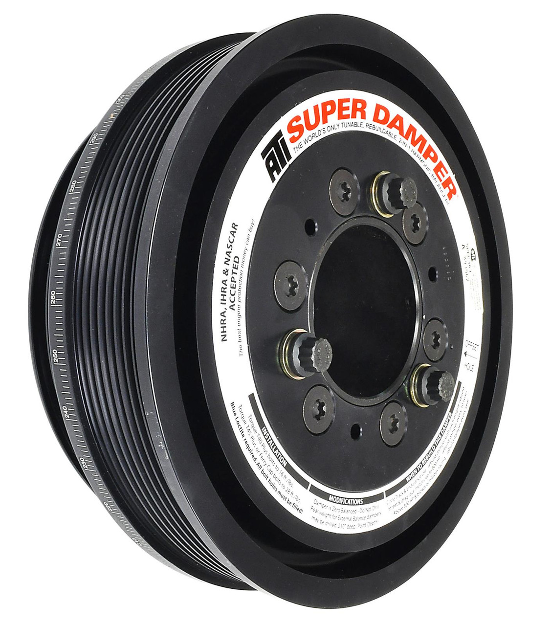 ATI Super Damper - 15% OD / 8 Rib - 11-24 Mustang GT 5.0L / 15-20