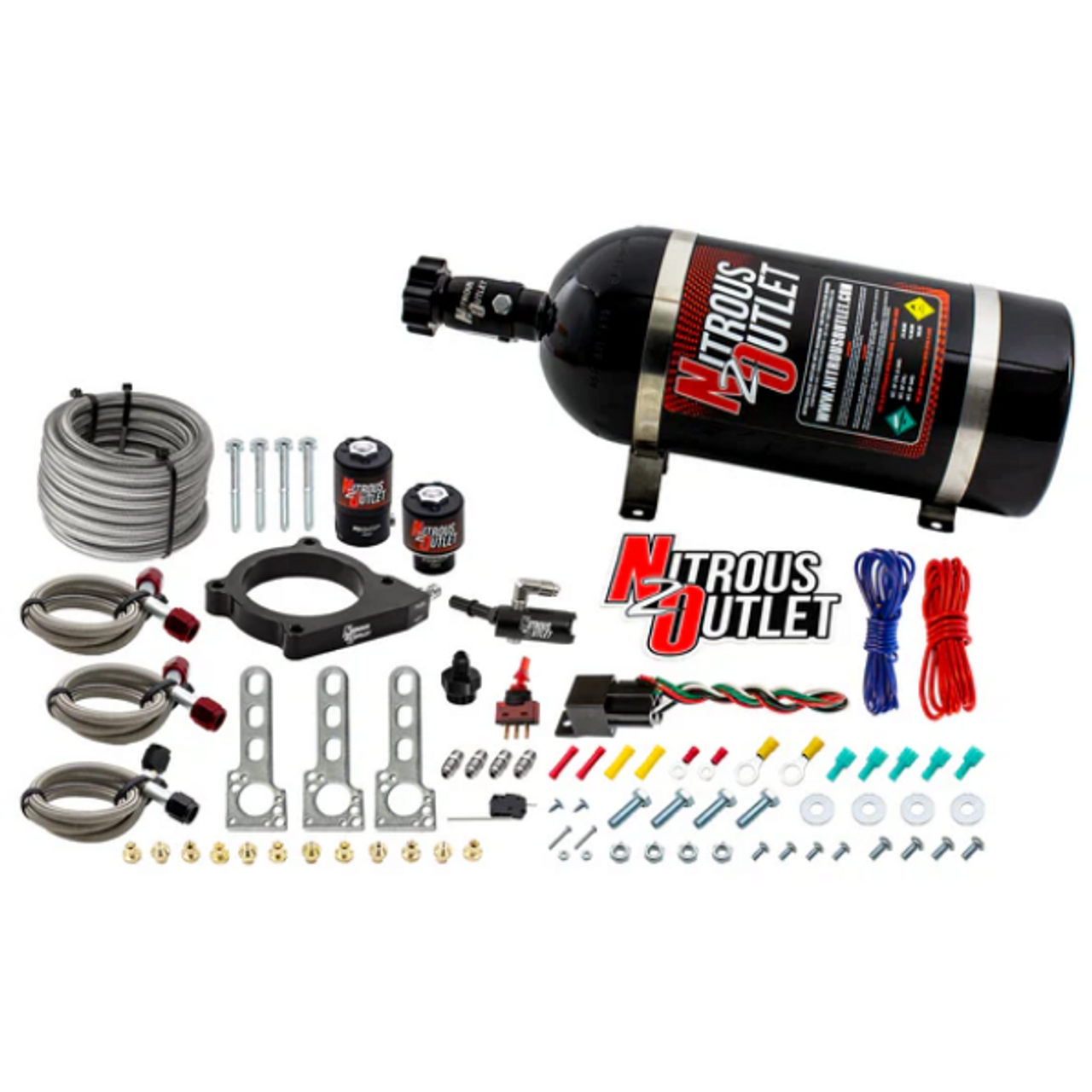 Nitrous Outlet Nitrous Plate System - 11-17 Mustang GT