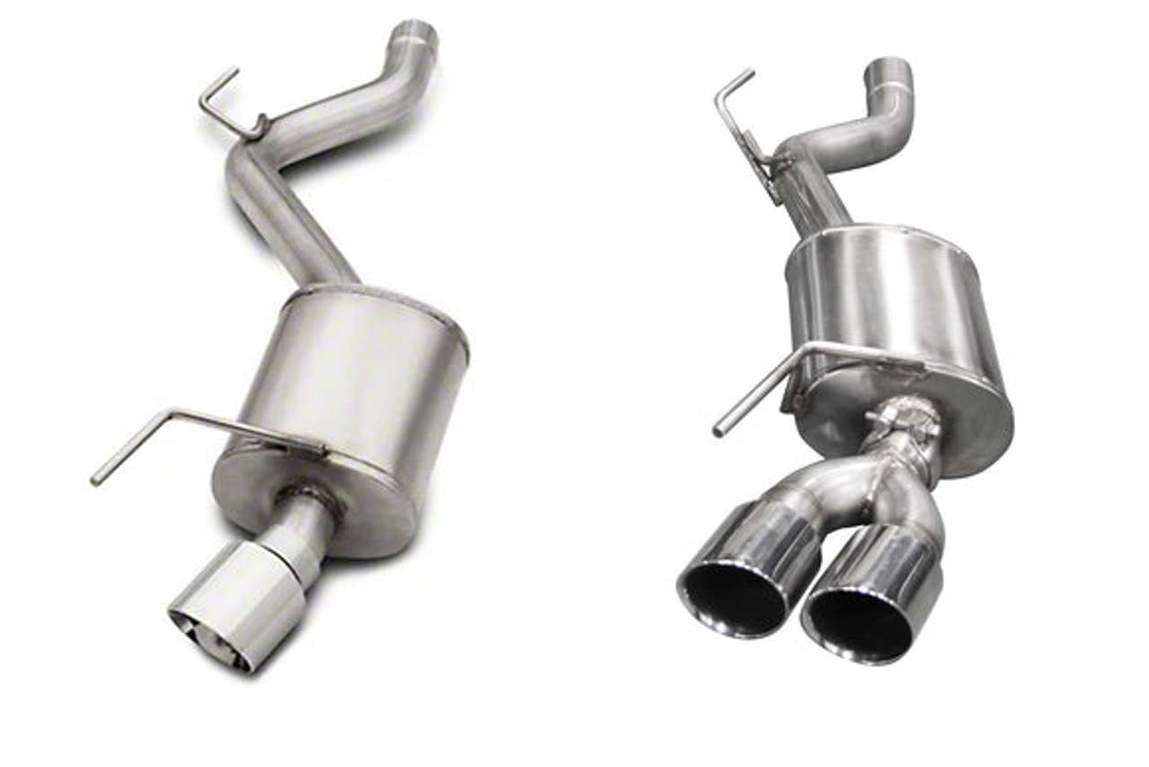 ARH 1 3/4" Long Tube Headers w. Offroad X-Pipe w. Mufflers - 18-23 Mustang GT
