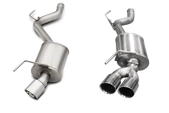 ARH 2" Long Tube Headers w. Offroad X-Pipe w. Mufflers - 18-23 Mustang GT