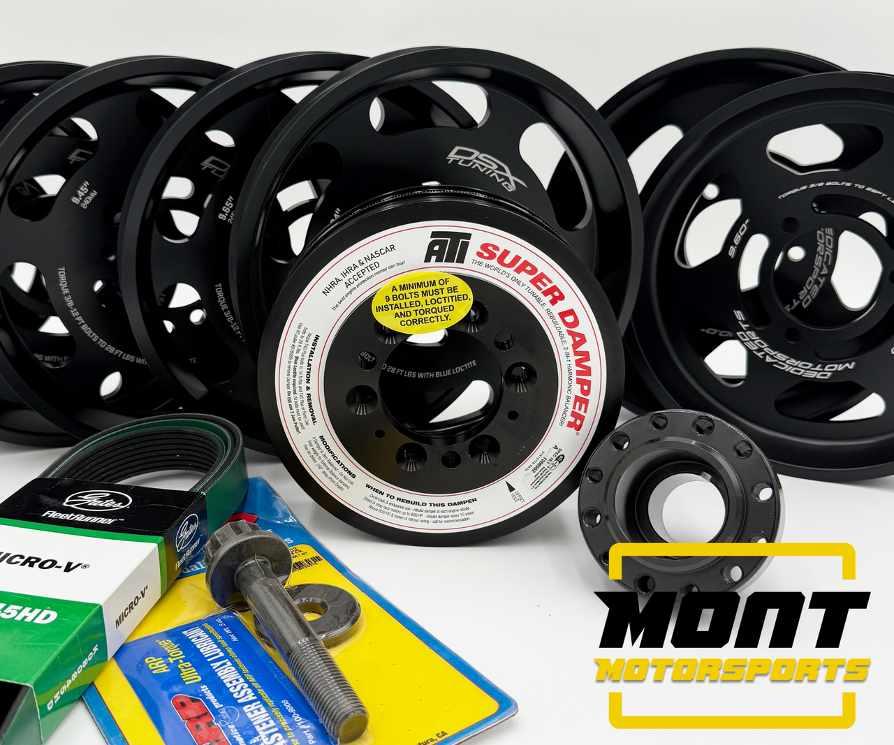 ATI Lower Pulley Kit - 2009-2015 Cadillac CTS-V / 12-15 Camaro ZL1