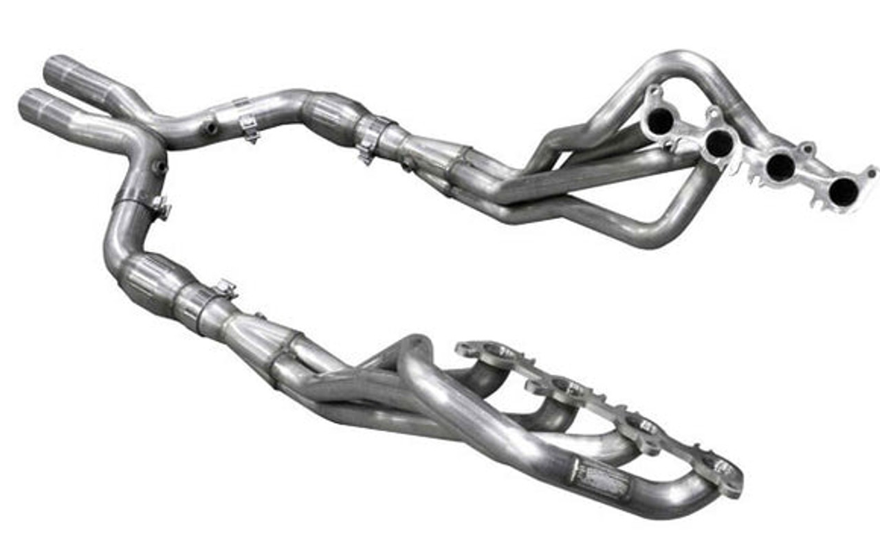 ARH 1 7/8" Long Tube Headers w. Catted Bottleneck Eliminator - 15-17 Mustang GT 5.0L