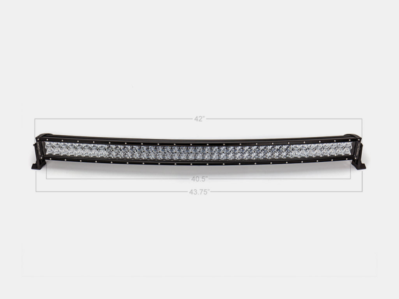 Cali Raised 42 Curved Dual Row 5D Optic Osram Led Bar - Spot - CR2312