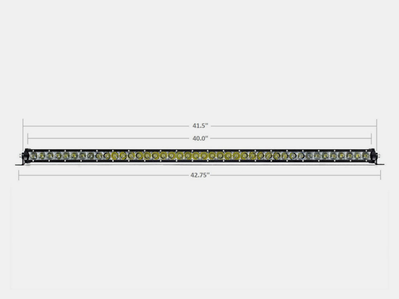 Cali Raised 42 Slim Single Row Led Bar - CR2315
