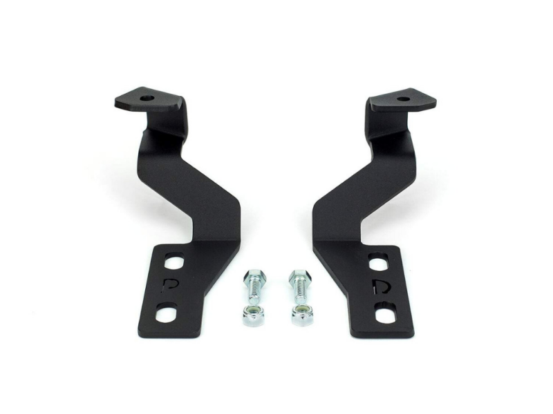 Cali Raised 14-21 Toyota Tundra Low Profile Ditch Light Brackets Kit - Brackets Only - CR2351