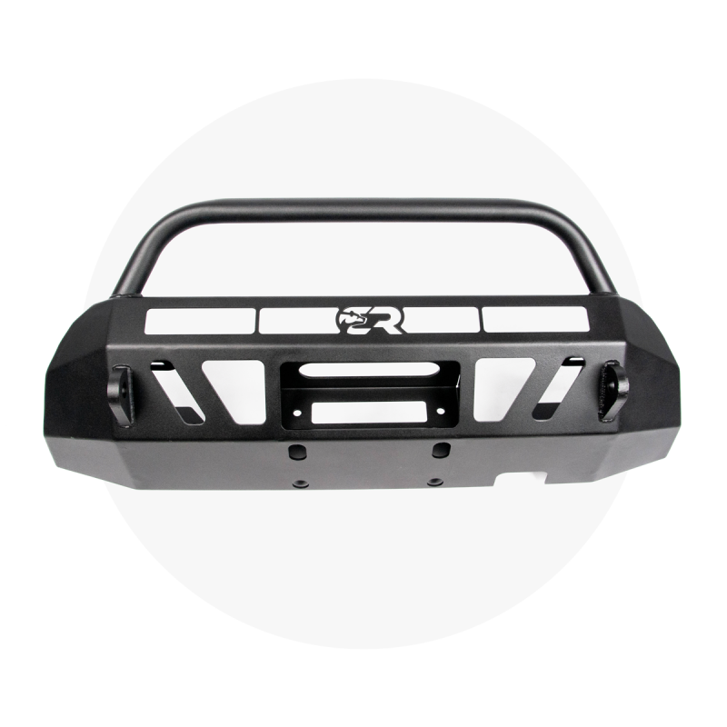 Cali Raised 16-23 Toyota Tacoma Stealth Bumper - Bull Bar / 32In Led Bar Spot W/ Small Switch - CR3258