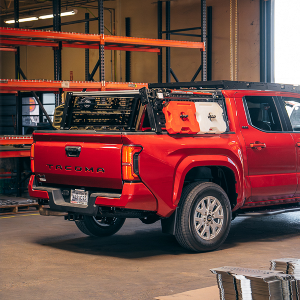 Cali Raised Overland Bed Rack For 2024+ Toyota Tacoma - Long Bed Tall Height Rack - CR4058