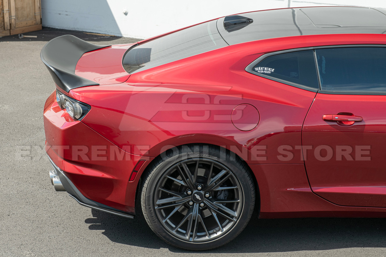 EOS Rear Bumper Valence Lip - Matte Black - 16-24 Camaro