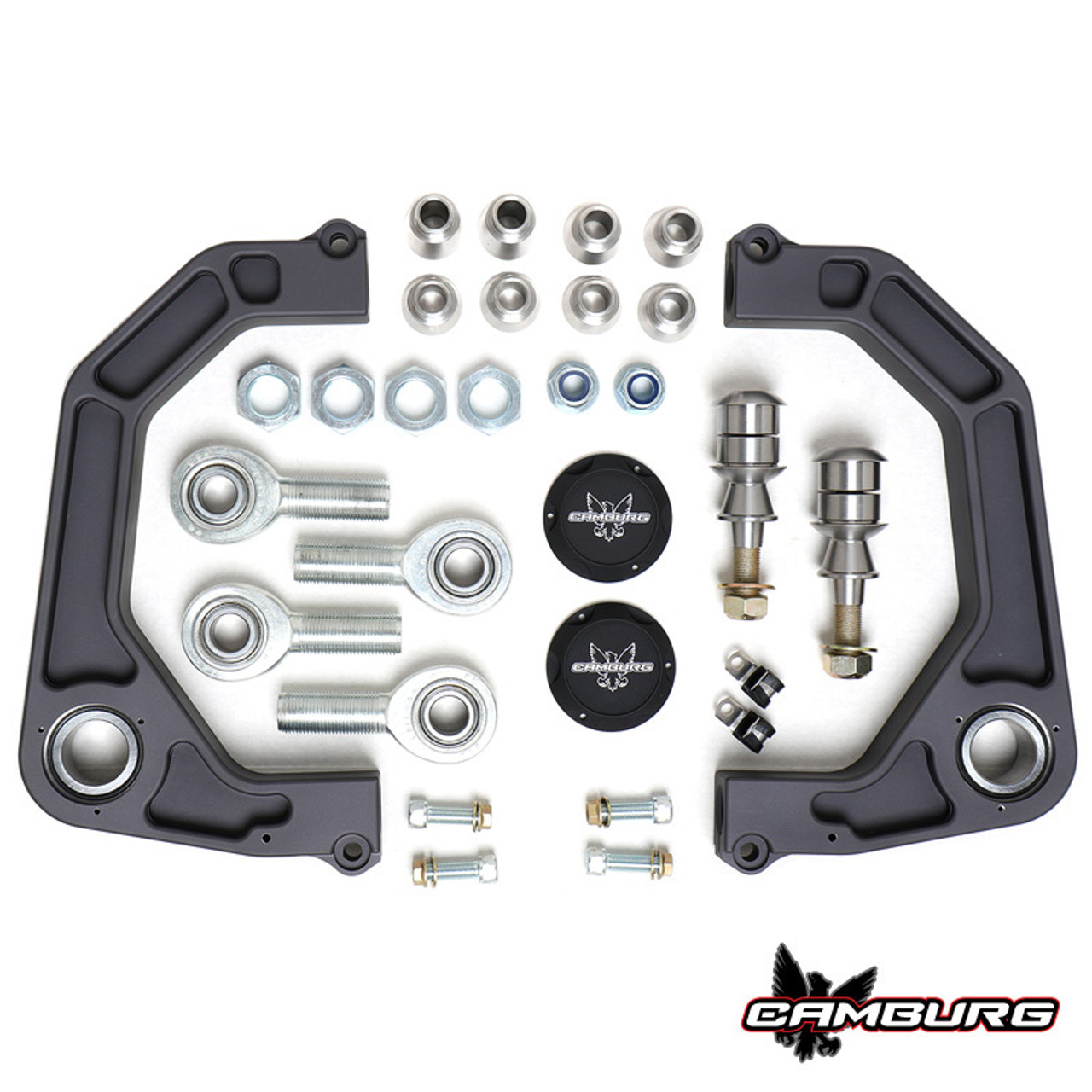 Camburg Ford Ranger 2WD/4WD 19-23 KINETIK V2 Performance Billet Uniball Upper Arms - CAM-110250-GRY