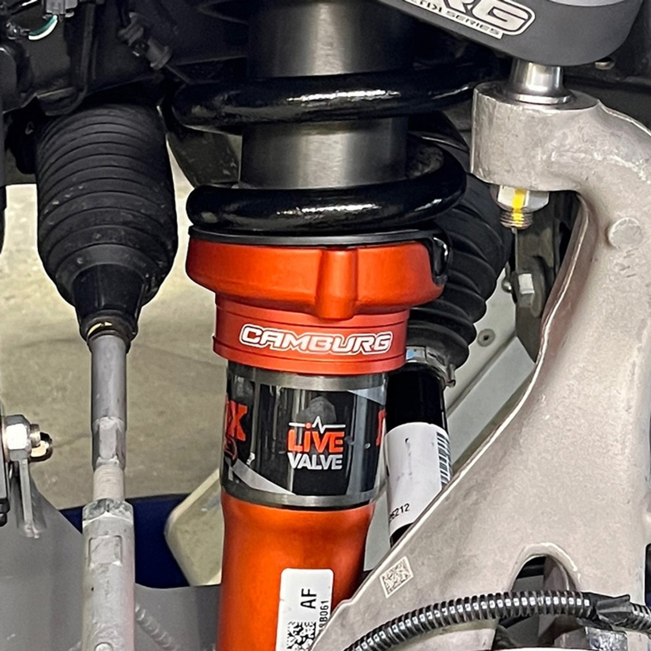 Camburg Ford Raptor 21-23 1in Front Spring Preload Spacer Kit (Fox Orange) - CAM-110265-ORG