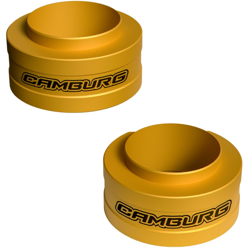 Camburg 2024+ Ford Ranger Raptor 2.5in Front Spring Preload Spacer Kit (Gold) - CAM-110306-GLD
