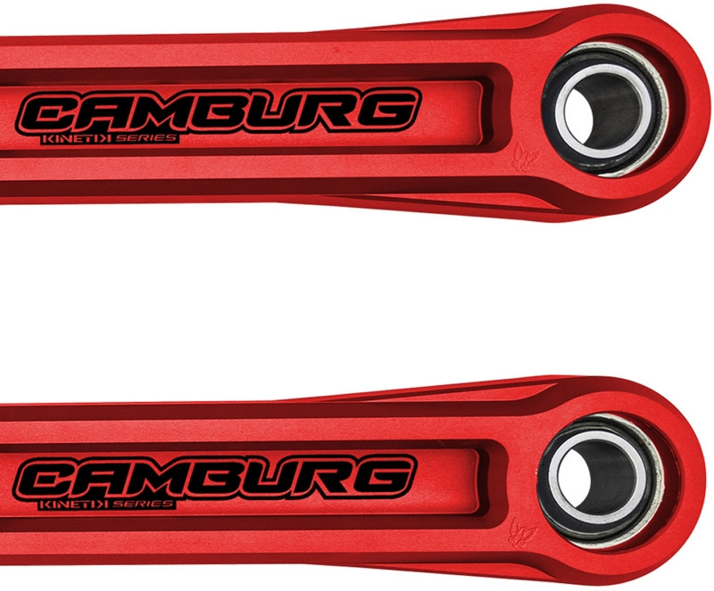 Camburg Ford Bronco 21-23 KINETIK Series Rear Billet Lower Trailing Arm Kit (Red) - CAM-120032-RED