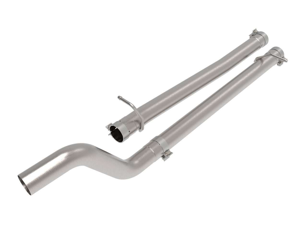 aFe Power Vulcan Series 3 IN 304 Stainless Steel Muffler Delete Pipe - 21-24 RAM TRX