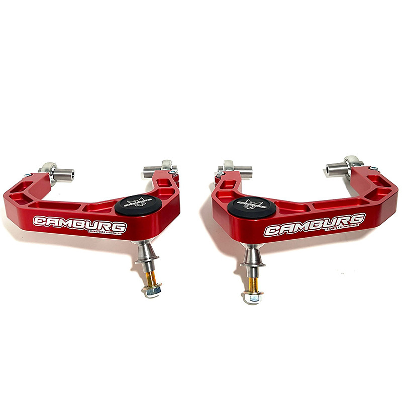 Camburg Toyota Tacoma 05-23 / 4-Runner 03-23 / FJ 07-14 KINETIK V2 Billet Uniball Upper Arms (Red) - CAM-310184-RED