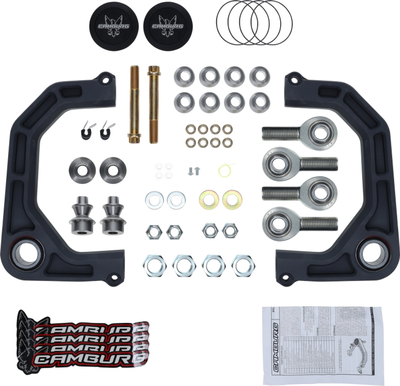 Camburg 03-21 Toyota Prado 120/150 KINETIK V2 Performance Billet Uniball Upper Arms - CAM-310192-GRY