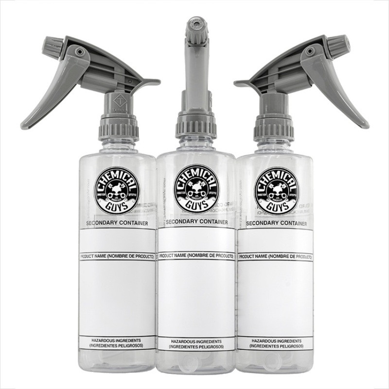 Chemical Guys Secondary Container Dilution Bottle With Heavy Duty Sprayer - 16oz (3 Pack) - ACC138 User 1