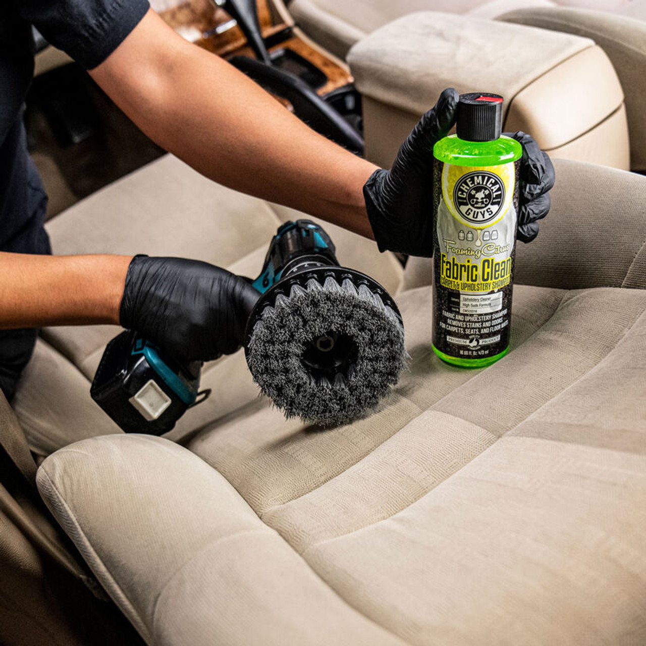 Chemical Guys Carpet Brush w/Drill Attachment - Light Duty - ACC506