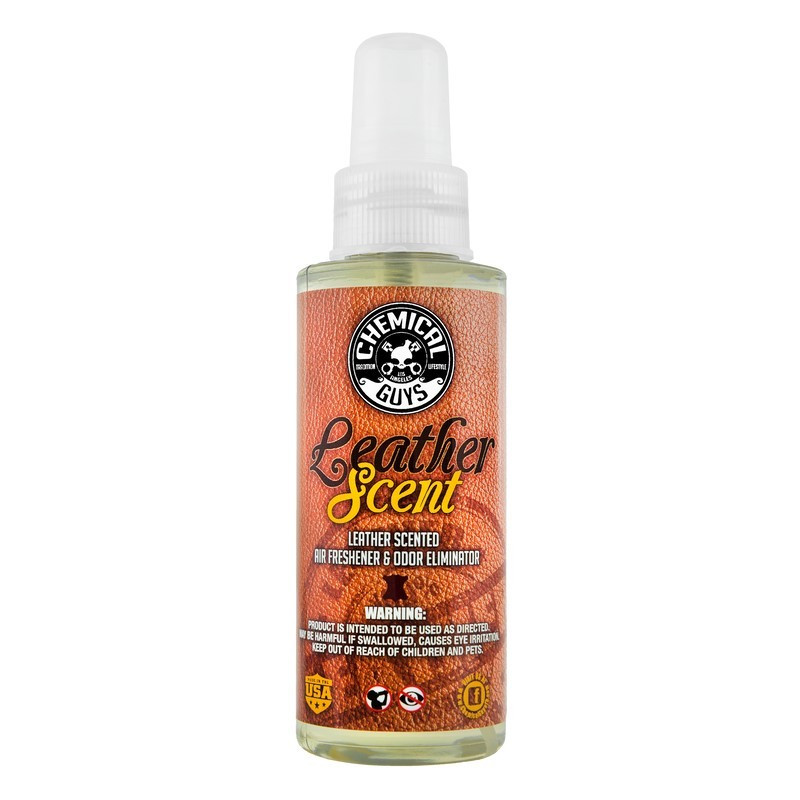 Chemical Guys Leather Scent Air Freshener & Odor Eliminator - 4oz - AIR_102_04