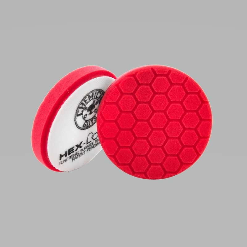 Chemical Guys Hex Logic Self-Centered Perfection Ultra-Fine Finishing Pad - Red - 6.5in - BUFX_107HEX6