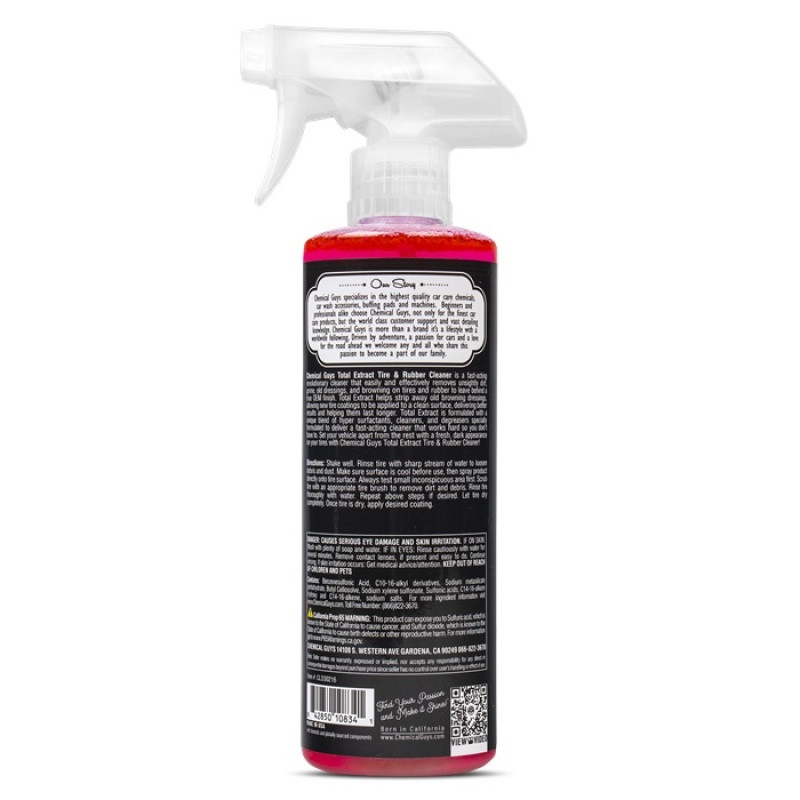 Chemical Guys Total Extract Tire & Rubber Cleaner - 16oz - CLD30216 User 1