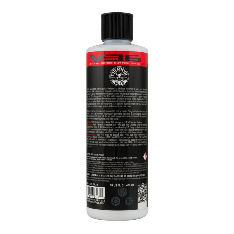 Chemical Guys V36 Optical Grade Cutting Polish - 16oz - GAP_V36_16