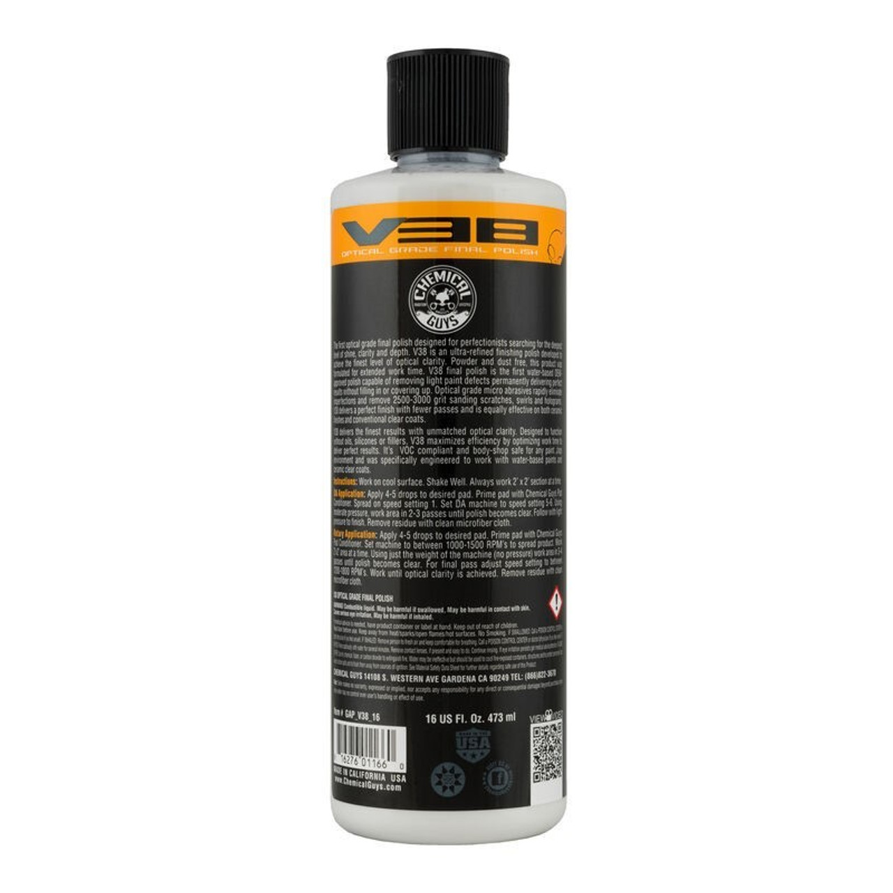 Chemical Guys V38 Optical Grade Final Polish - 16oz - GAP_V38_16