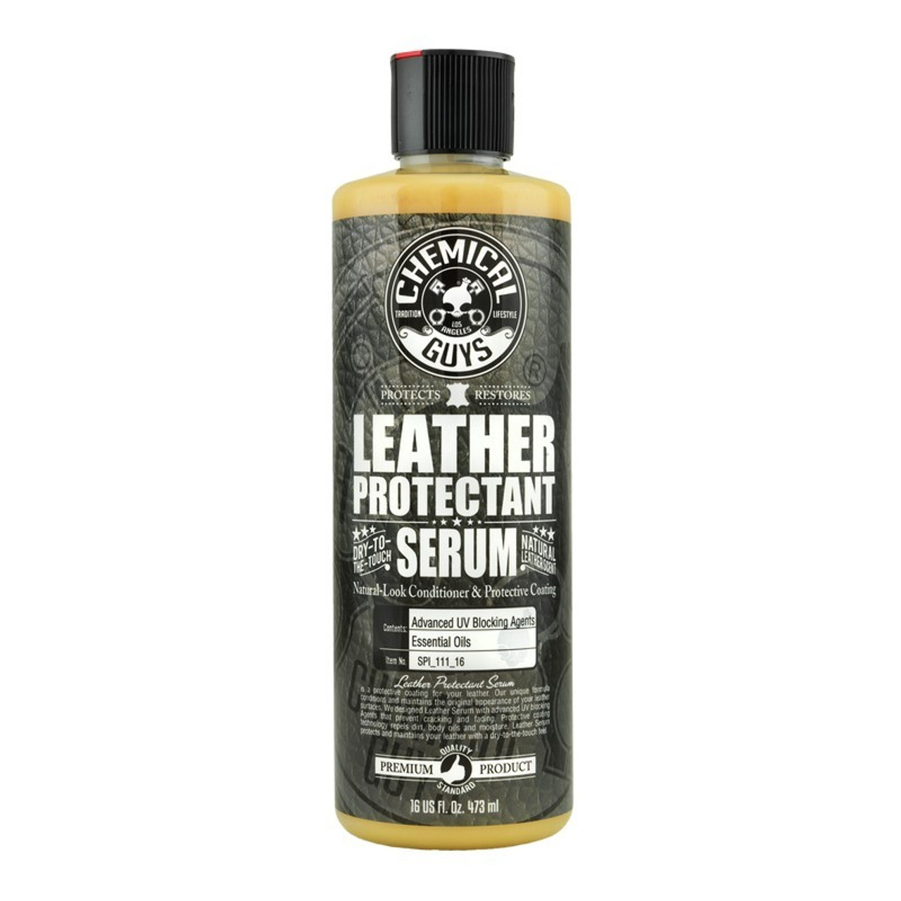 Chemical Guys Leather Serum Natural Look Conditioner & Protective Coating - 16oz - SPI_111_16