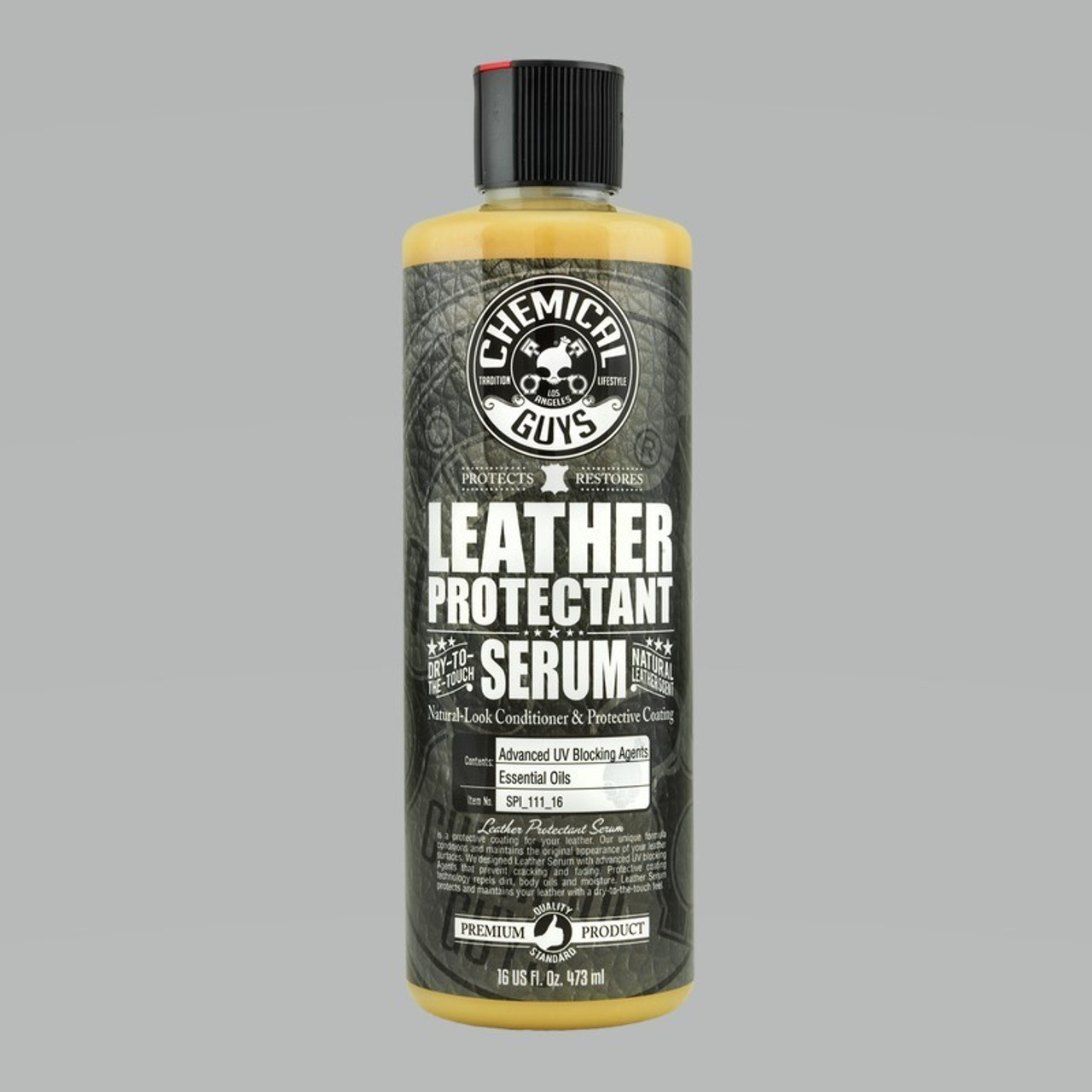 Chemical Guys Leather Serum Natural Look Conditioner & Protective Coating - 16oz - SPI_111_16