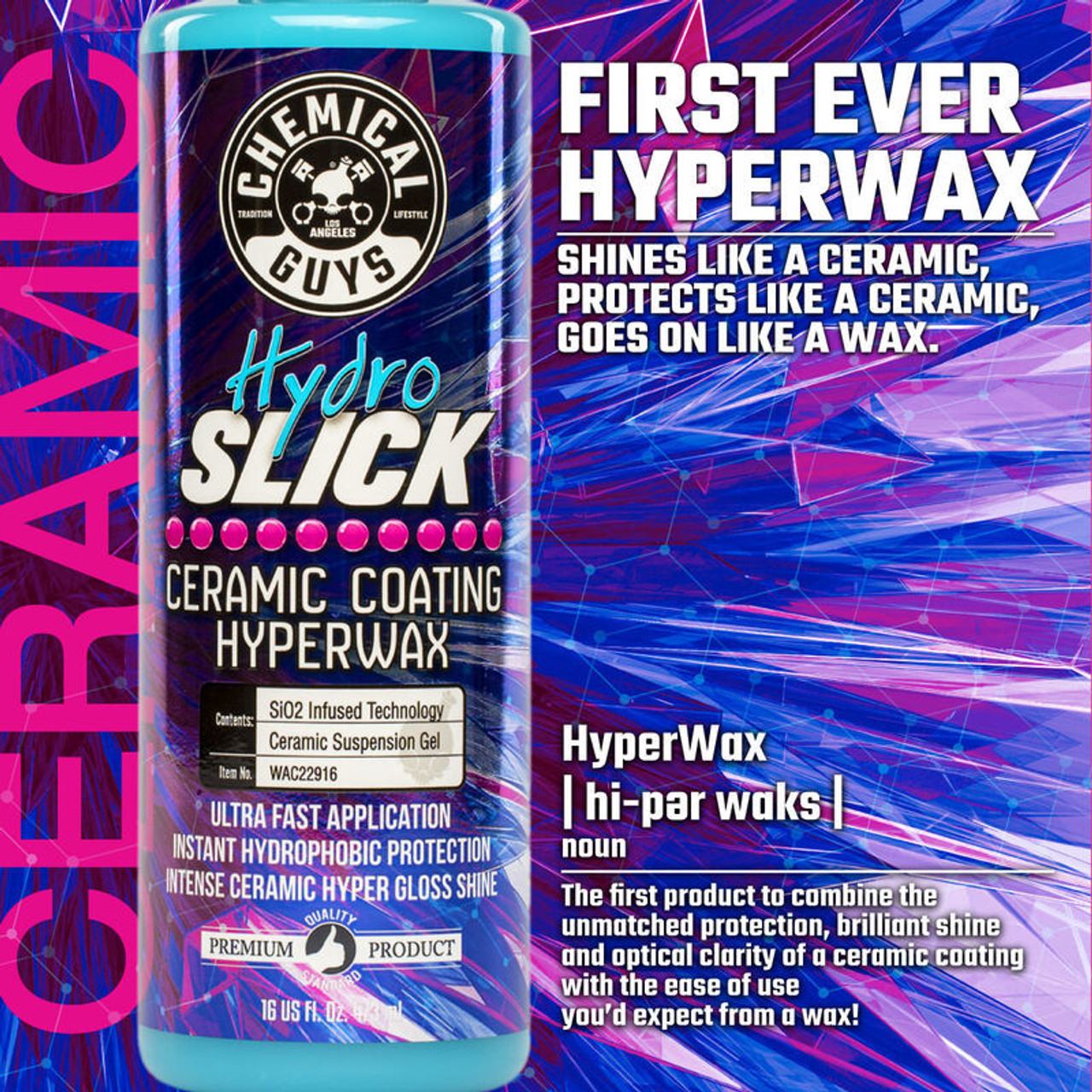 Chemical Guys HydroSlick SiO2 Ceramic Wax - 16oz - WAC22916