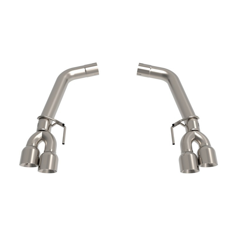 Kooks 3" Axleback Muffler Delete w. Polished Tips - 18-23 Mustang GT S550