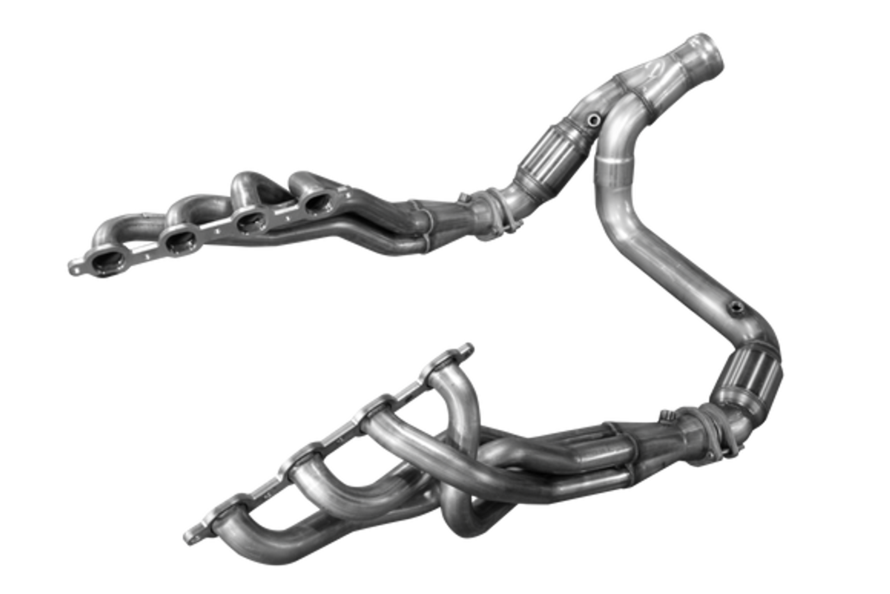 ARH 1 7/8" Long Tube Headers w. Off-Road Connection Pipes - 19-23 Silverado / Sierra 5.3L