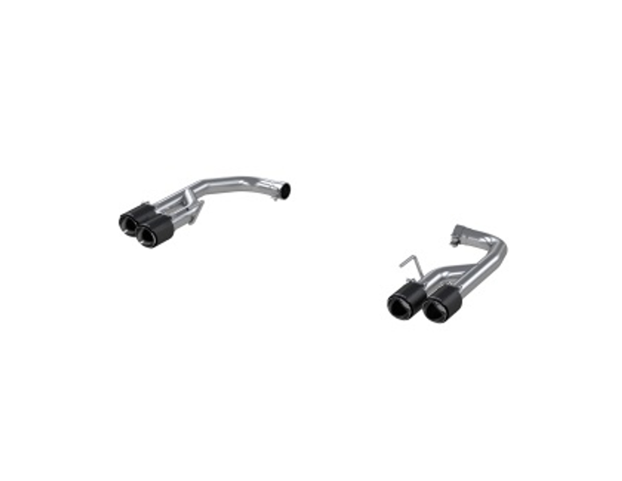 MBRP Race Profile 2.5" Axleback Exhaust w. Quad CF Tips - T-304 Stainless - 18-23 Mustang GT