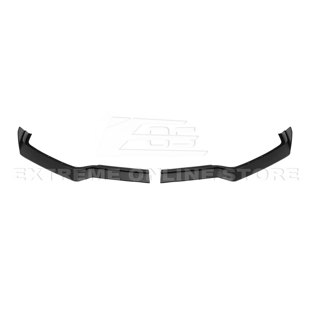 EOS 5VM Style Front Splitter 2 Piece - Matte Black - C8 Corvette (FLIP-276-ABS)