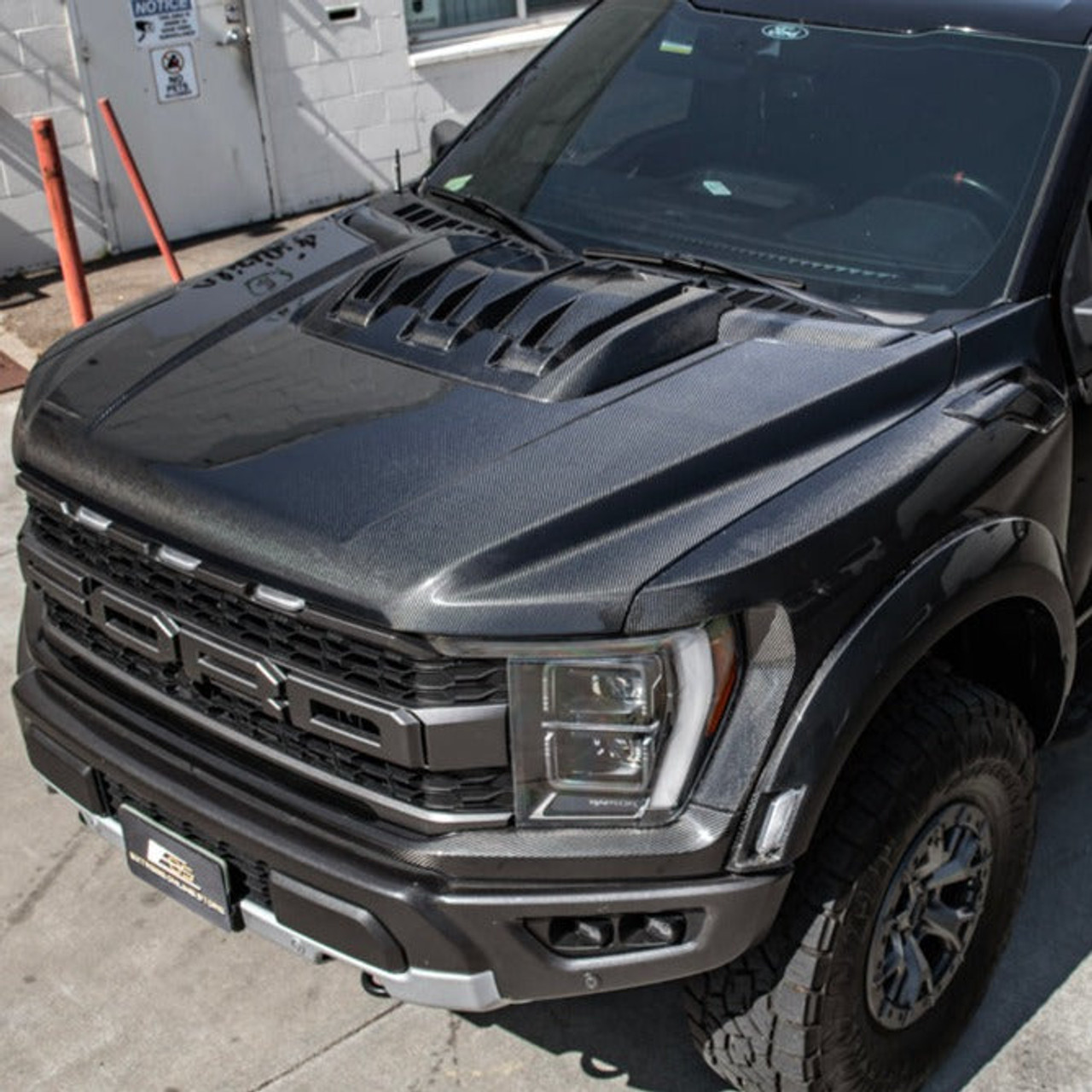 EOS Carbon Fiber Hood Vent - 2021+ Gen 3 Ford Raptor