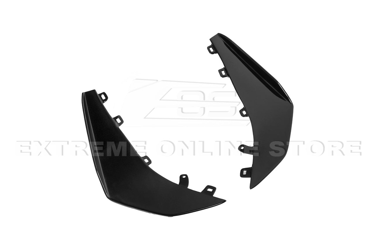 EOS Front Bumper Side Canards - Carbon Flash Metallic - C8 Corvette Z06