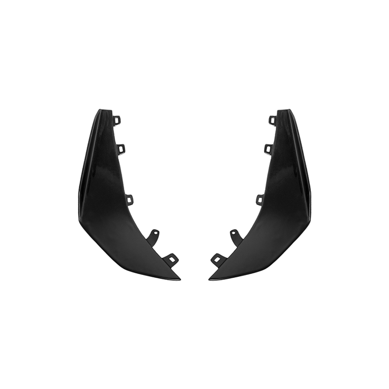 EOS Front Bumper Side Canards - Carbon Flash Metallic - C8 Corvette Z06