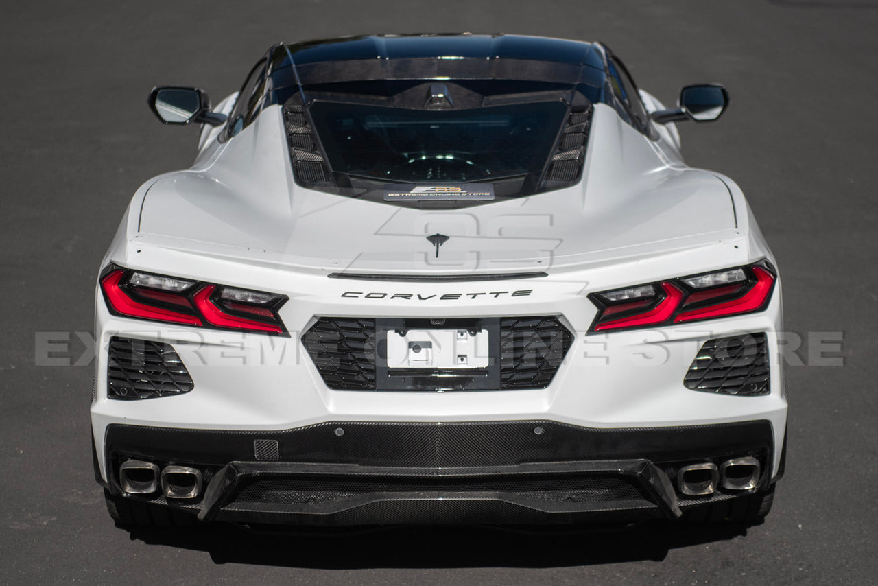 EOS License Plate Backing - Carbon Flash Metallic - C8 Corvette