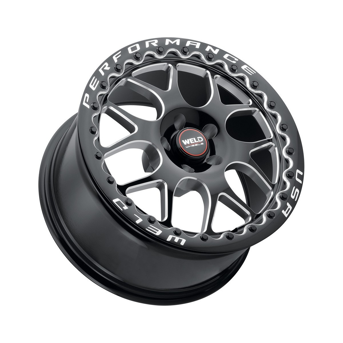 Weld Solana Beadlock 17x10 Rear Wheel - 15-23 Dodge Hellcat