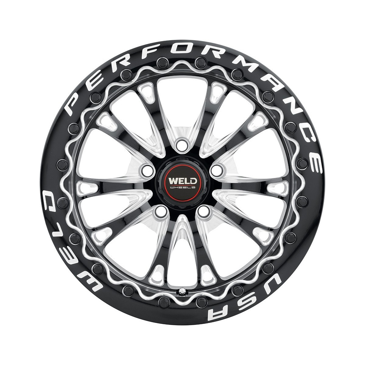Weld Belmont Beadlock 15x10 Rear Wheel - Hellcat Charger