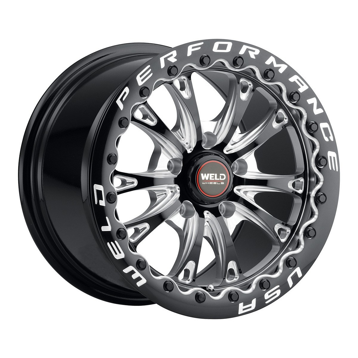 Weld Belmont Beadlock 15x10 Rear Wheel - Hellcat Charger