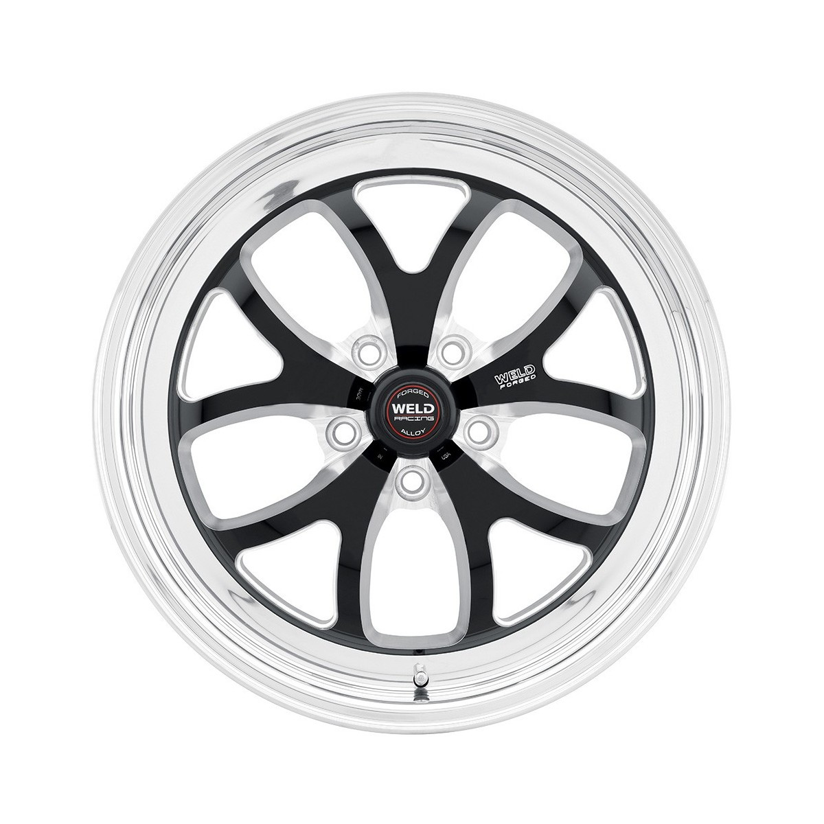 Weld Wheels S76 Black 18x10 Rear Wheel - 2015-2025+ Ford Mustang GT