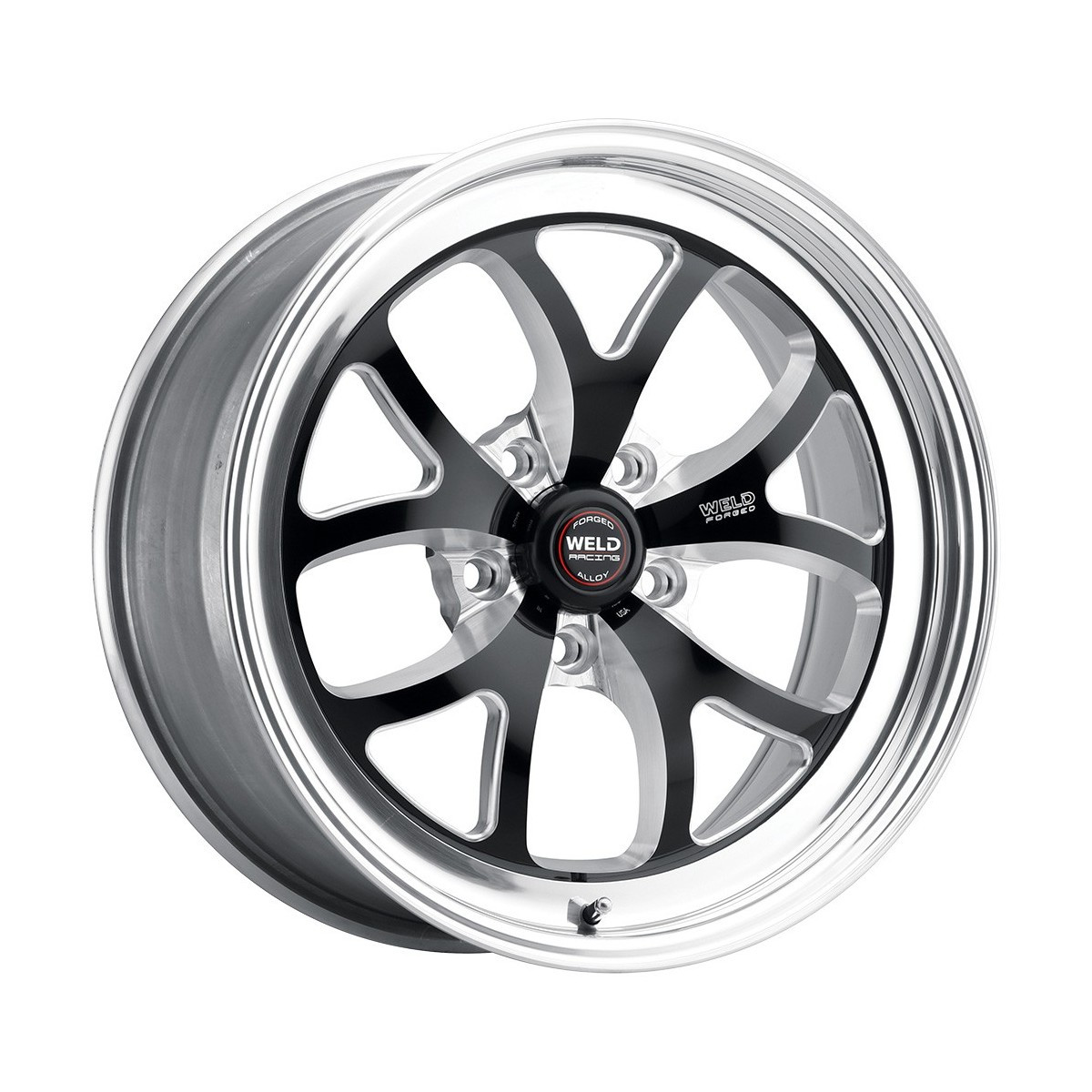Weld Wheels S76 Black 20x7 Front Wheel - 2015-2025+ Ford Mustang GT