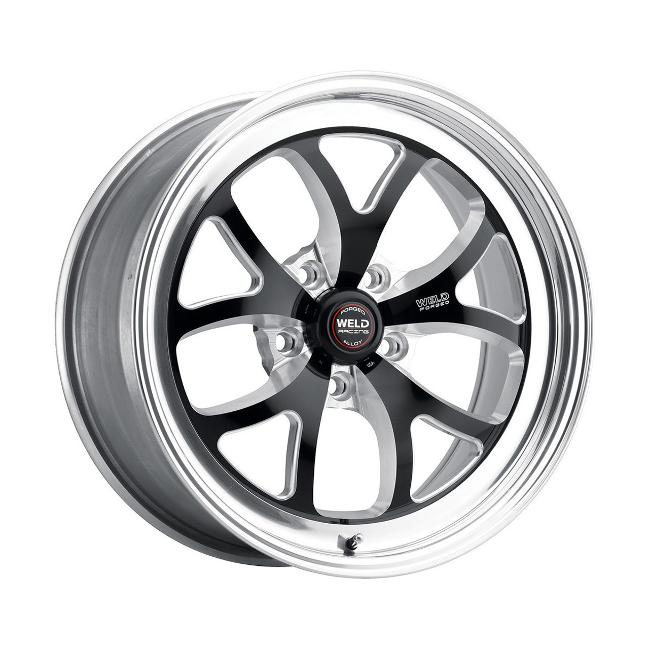 Weld Wheels S76 Black 20x11 Rear Wheel - 2015-2025+ Ford Mustang GT