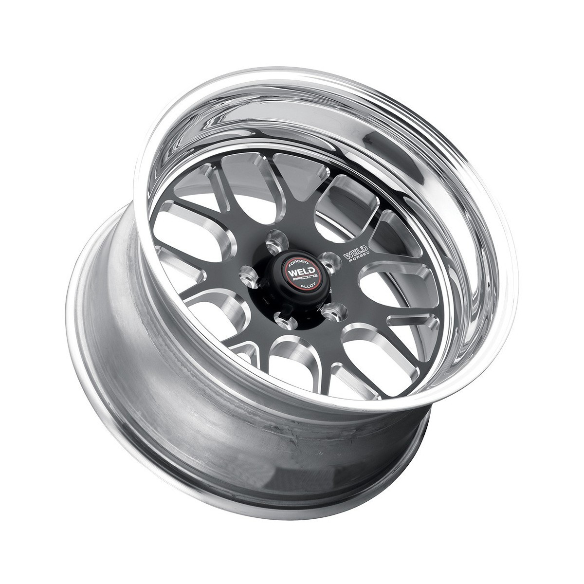 Weld Wheels S77 Black 18x9 Front Wheel - 2015-2025+ Ford Mustang GT