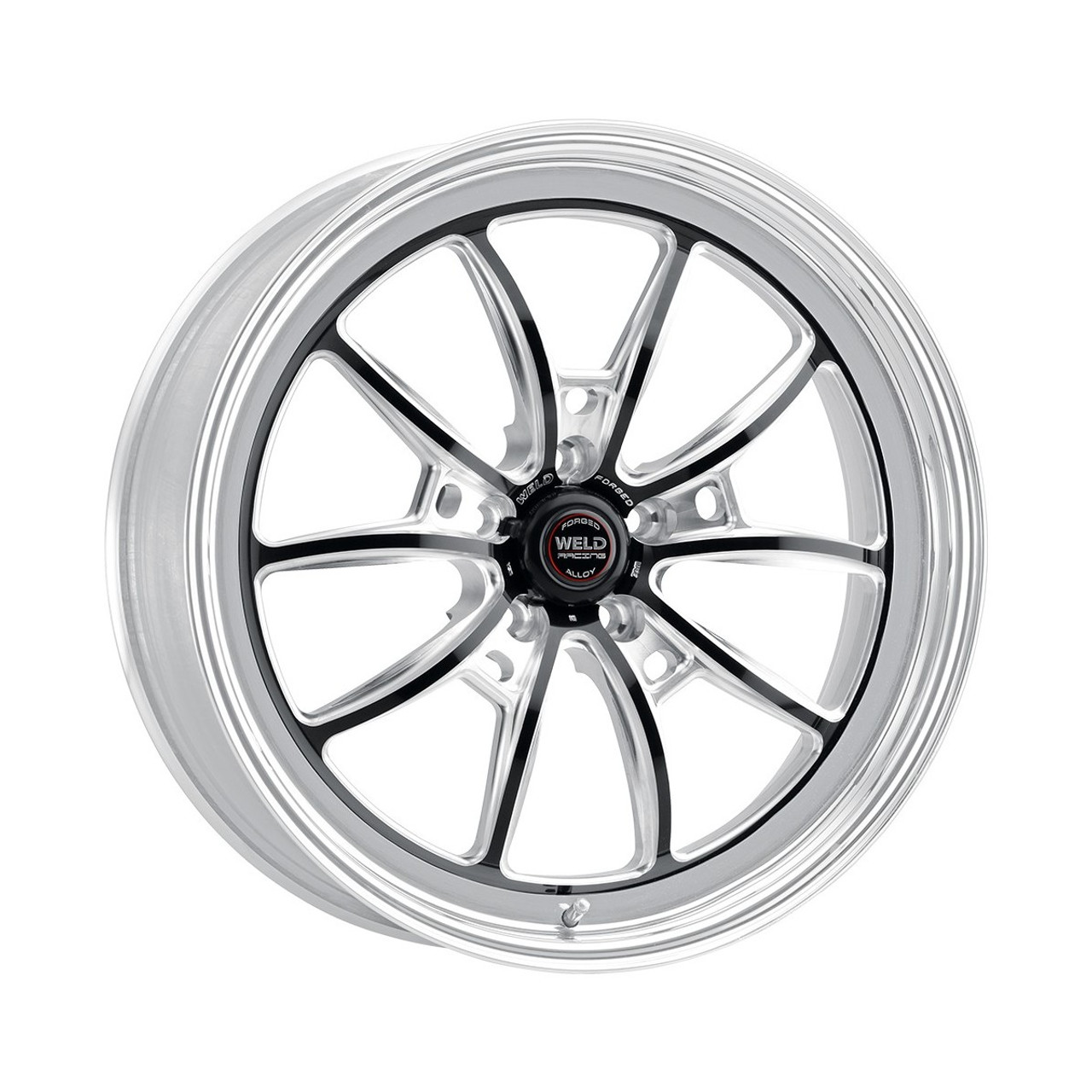 Weld Wheels S80 Black 18x8 Front Wheel - 2015-2025+ Ford Mustang GT