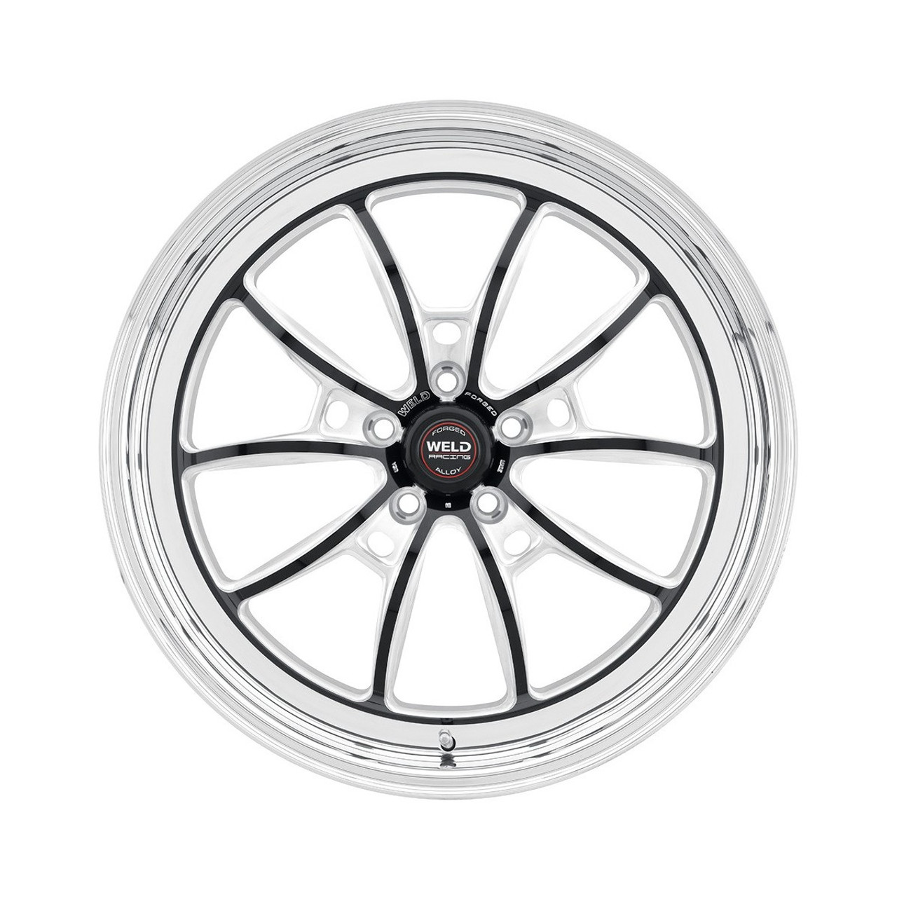 Weld Wheels S80 Black 18x8 Front Wheel - 2015-2025+ Ford Mustang GT
