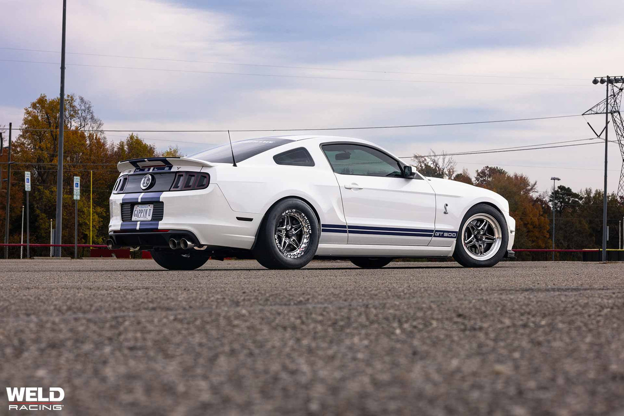 Weld Wheels S81 Black 18x8 Front Wheel - 2015-2025+ Ford Mustang GT