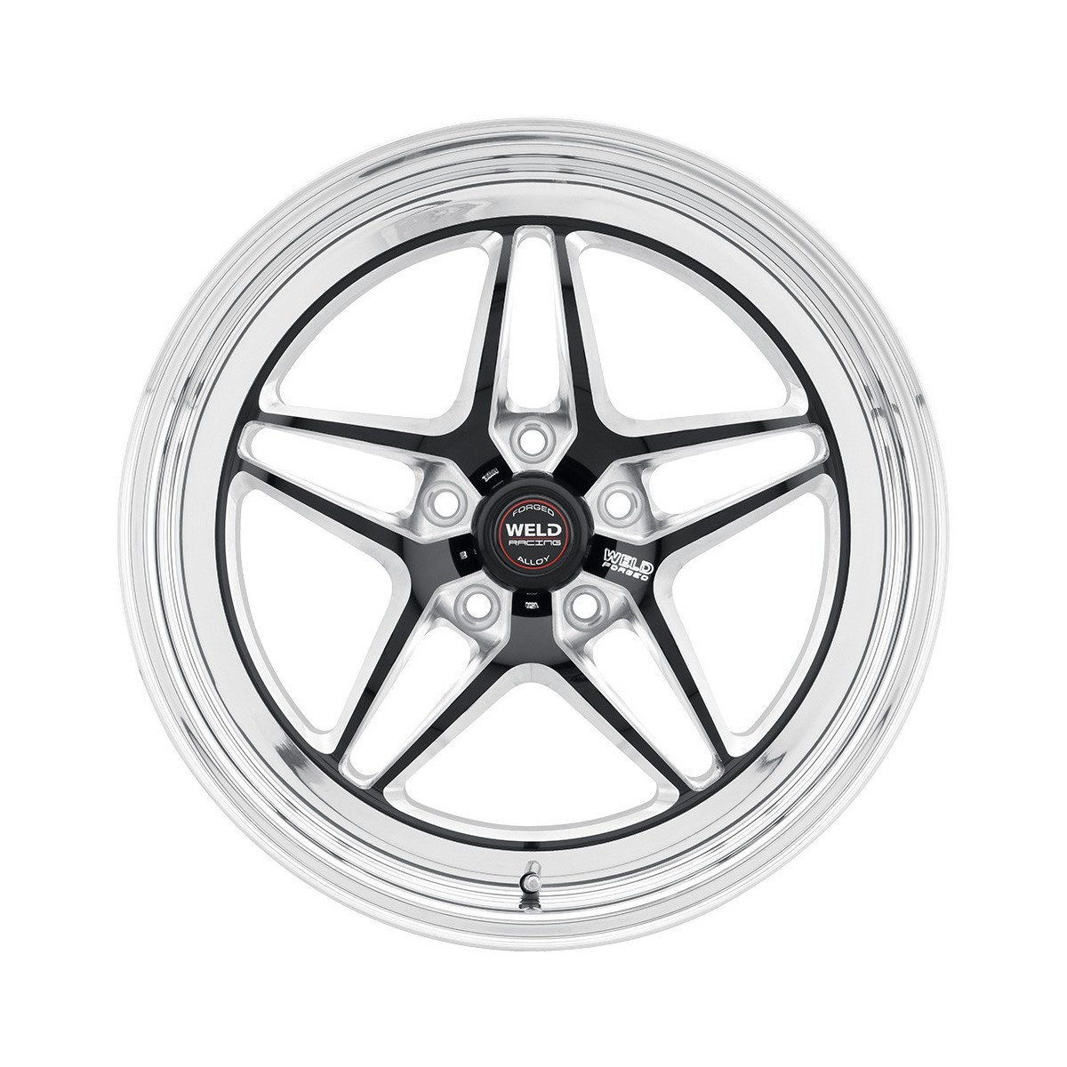 Weld Wheels S81 Black 18x8 Front Wheel - 2015-2025+ Ford Mustang GT