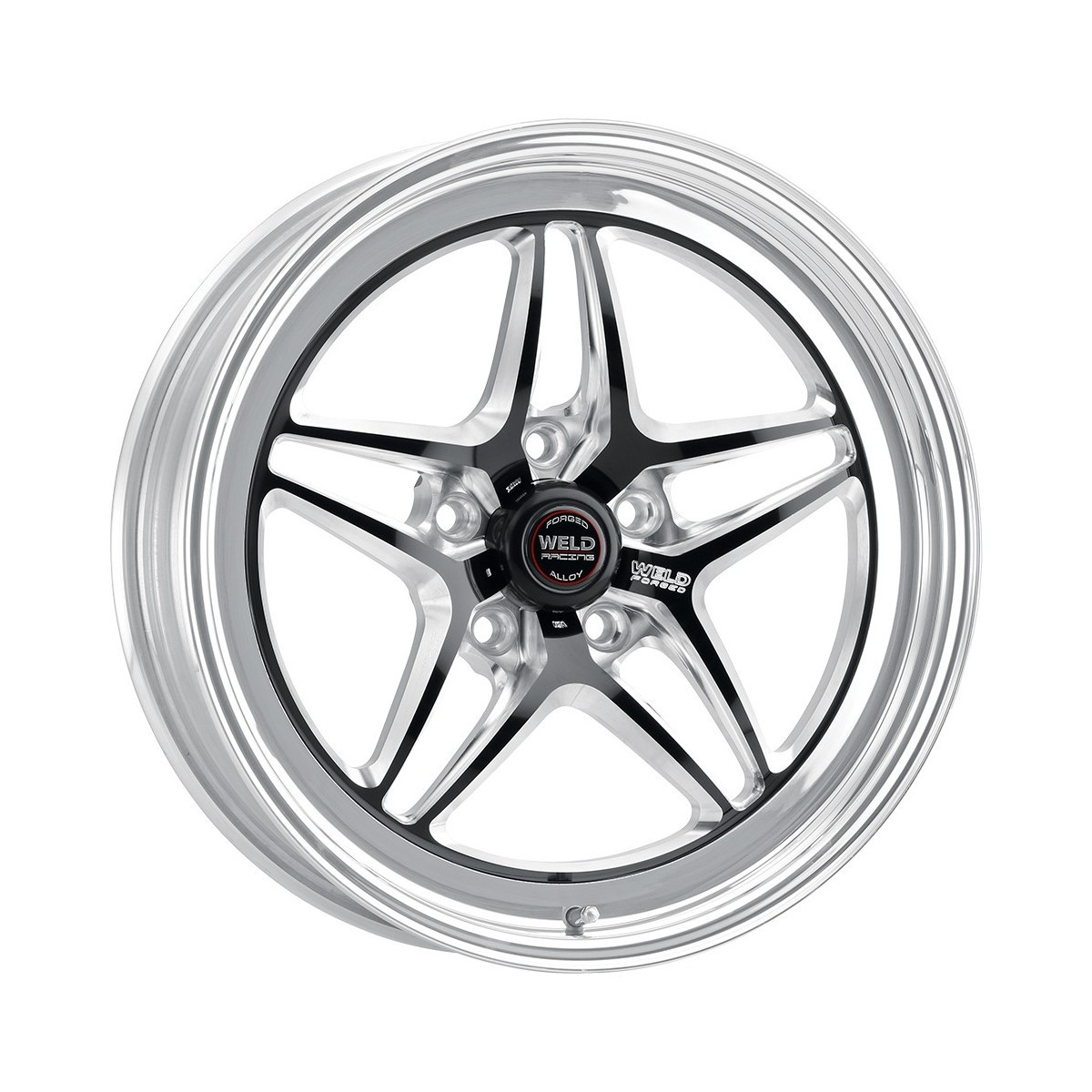 Weld Wheels S81 Black 18x9 Front Wheel - 2015-2025+ Ford Mustang GT