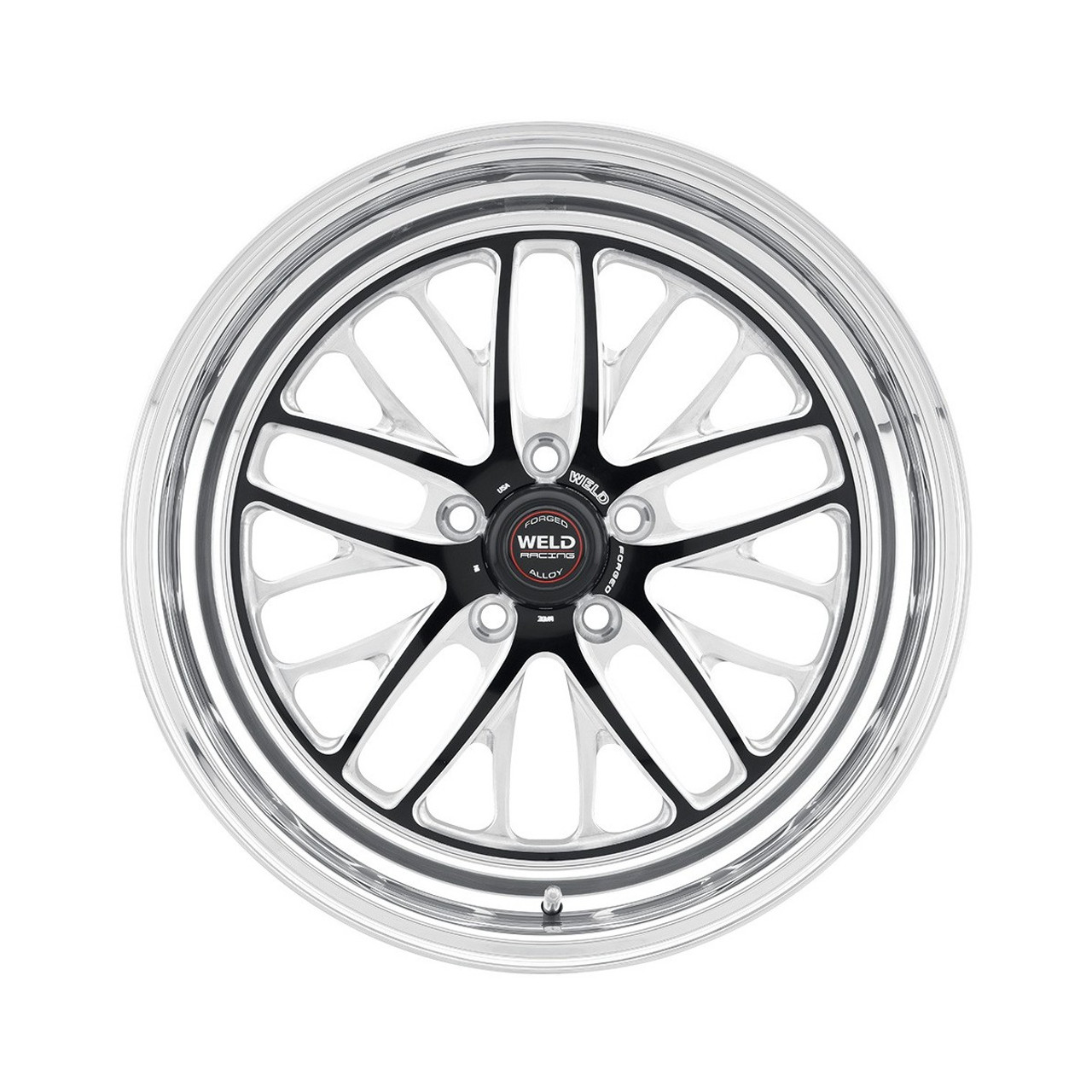Weld Wheels S82 Black 18x8 Front Wheel - S550 / S650 Mustang GT